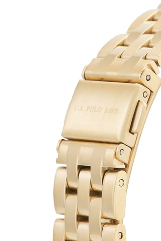 Metalen Quartz Horloge - Goudkleurig en Zwart