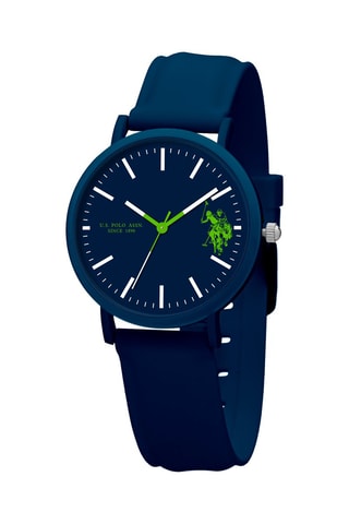 Siliconen en Stoffen Quartz Horloge Marineblauw