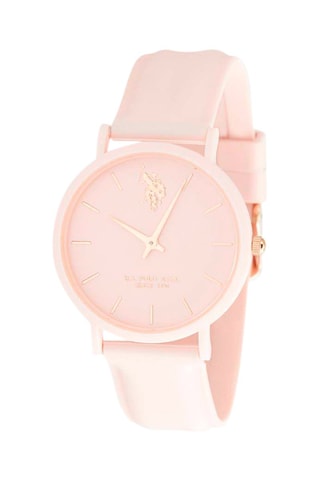 Siliconen Quartz Horloge Lichtroze