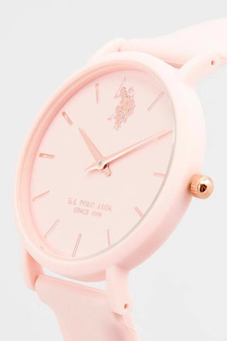 Siliconen Quartz Horloge Lichtroze