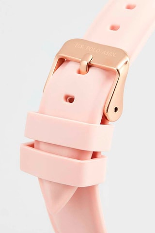 Siliconen Quartz Horloge Lichtroze