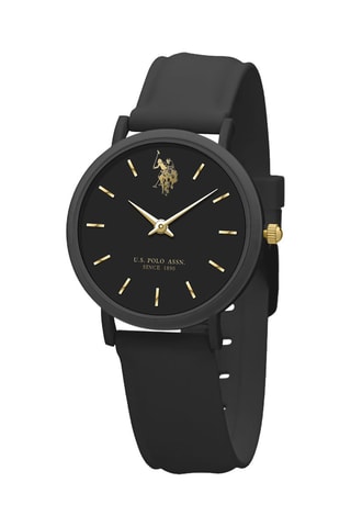 Siliconen Quartz Horloge 
Zwart