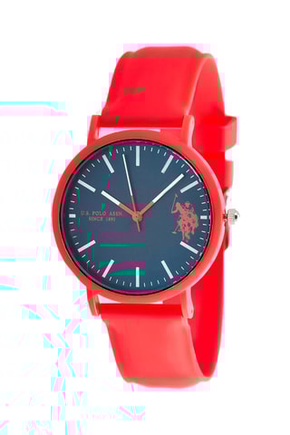 Siliconen Quartz Horloge Rood en marineblauw
