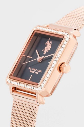 Doublé Roségoud Quartz Horloge