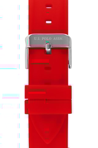 Siliconen Quartz Horloge Rood en Wit