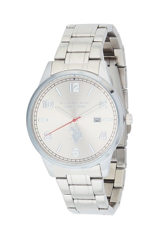 Stalen Quartz Horloge Zilverkleurig