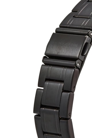 Stalen Quartz Horloge Zwart