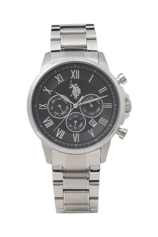 Stalen Quartz Horloge Chronograaf - Zilverkleurig