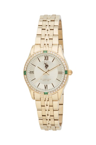 Quartz Horloge met Doublé Geelgoud