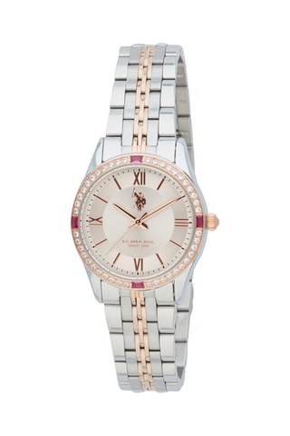 Quartz Horloge met Doublé Roségoud