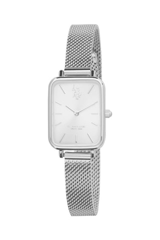 Metalen Quartz Horloge - Zilverkleurig en Wit