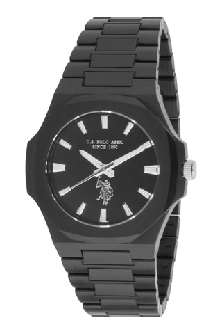 Quartz Horloge en Clutch - Zwart