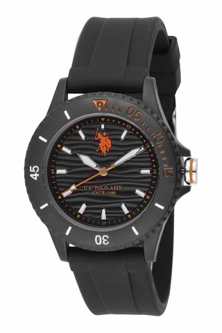 Silicone Quartz Horloge - Zwart