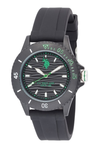 Silicone Quartz Horloge - Zwart