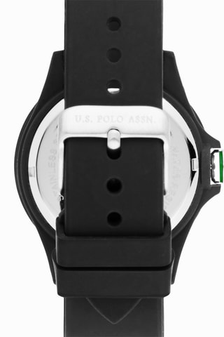 Silicone Quartz Horloge - Zwart