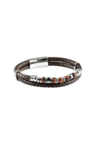 Leren Armband - Tijgeroog