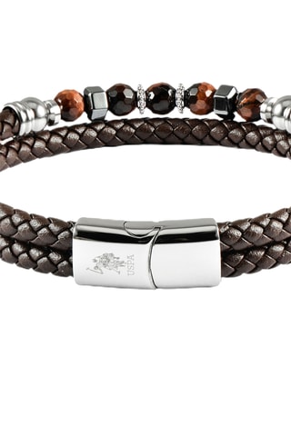 Leren Armband - Tijgeroog