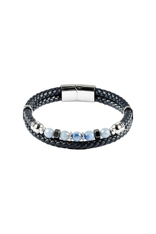 Leren Armband - Lapis Lazuli