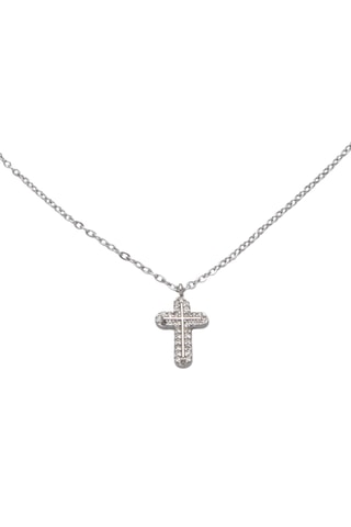 Ketting -  Zilverkleurig, Wit