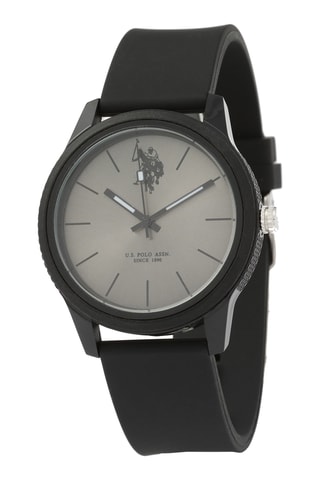 Silicone Quartz Horloge - Zwart