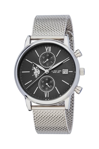 Metalen Horloge - Chronograaf - Zilverkleurig