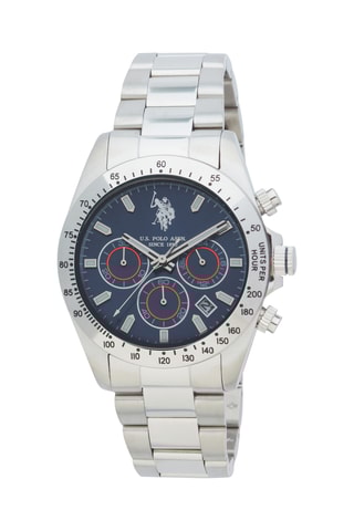 Metalen Horloge - Tachymeter - Zilverkleurig