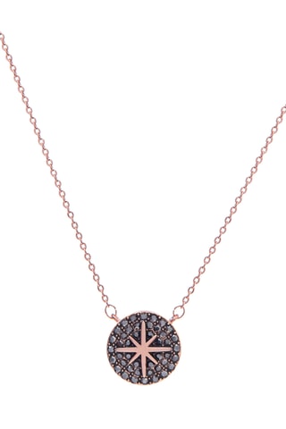 Ketting en Oorbellen - Roséverguld Metaal