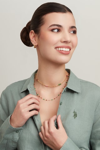 Ketting - Toermalijn, Granaat en Agaat 