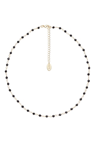 Ketting verguld messing - Agaat