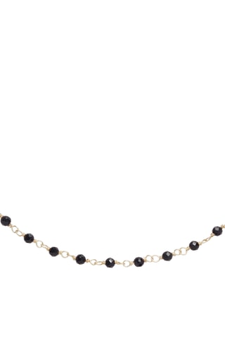 Ketting verguld messing - Agaat