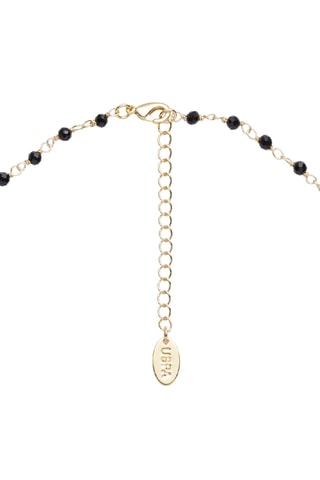 Ketting verguld messing - Agaat