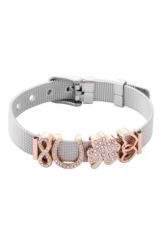 Armband - Zilverkleurig en Roséverguld Metaal
