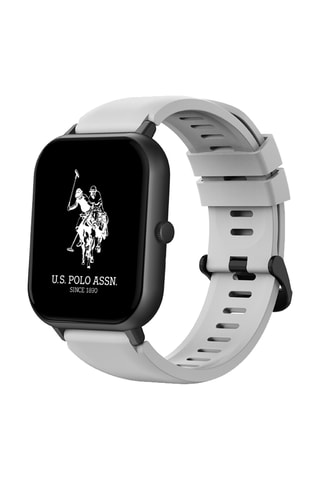 Silicone Horloge - Grijs en zwart