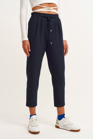 7/8 Chino Marineblauw