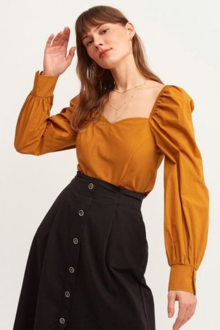 Top - Mosterdgeel