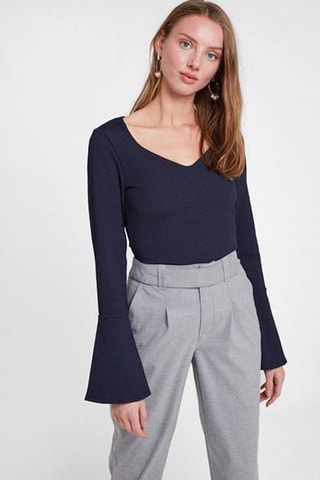 Top - Marineblauw