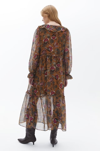 Midi-jurk Camel