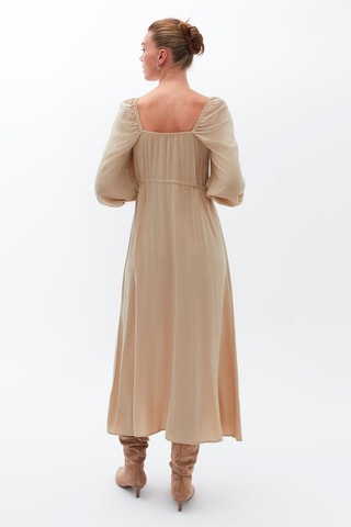 Lange Jurk Beige