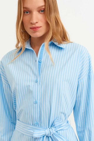 Blouse-jurk Hemelsblauw