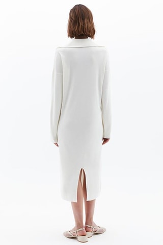 Trui-jurk - Wit