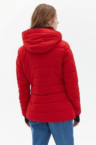 Gewatteerde Jas - Rood