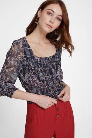 Top - Blauw
