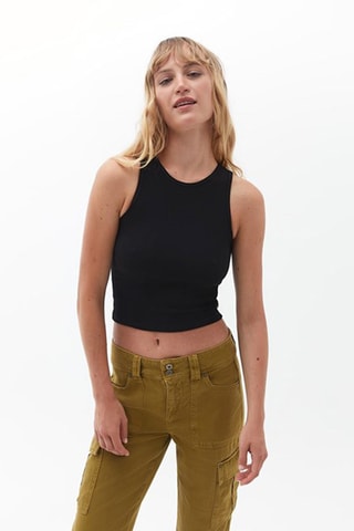 Crop Top - Zwart
