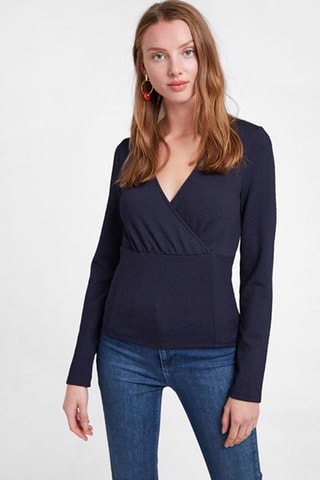 Top - Marineblauw