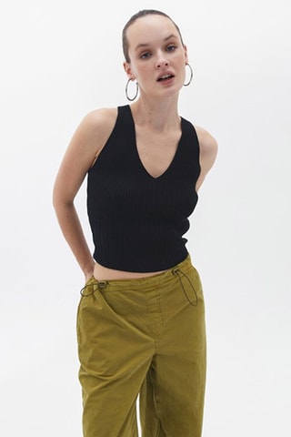 Crop Top - Zwart