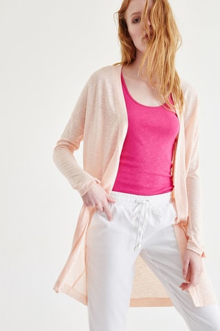 Lang Vest - Nude