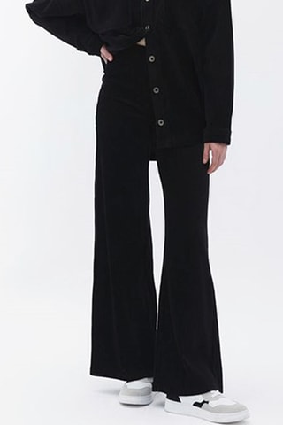 Broek Hoge Taille - Zwart