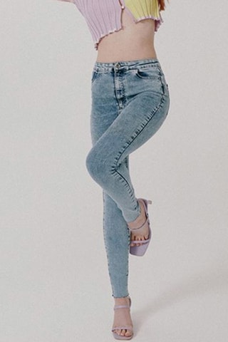 Jeans Hoge Taille - Lichtblauw