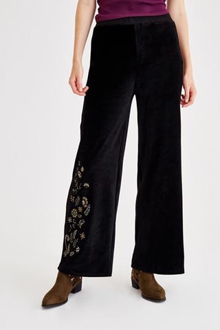Velours Broek - Zwart