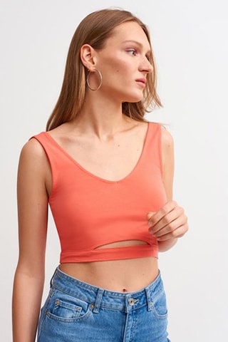 Crop Top - Oranje